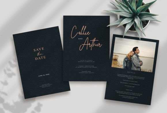 Download Elegant Wedding Invitation Template - Elegant Collection