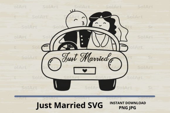 Download Just Married SVG - Premium Resources